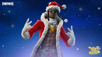 Fortnite предлагает бесплатный скин Санта-Догга во время Winterfest 2024