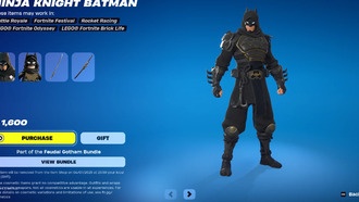 Fortnite: как получить ниндзя-бэтмена и каруту харли