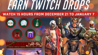 Overwatch 2: Дропы для Twitch на всю зимнюю Страну чудес 2024 и как их получить