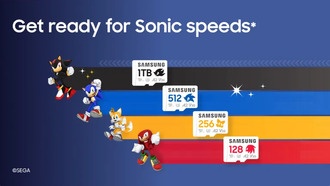 Samsung сотрудничает с SEGA для создания новых карт microSD Sonic the Hedgehog PRO Plus