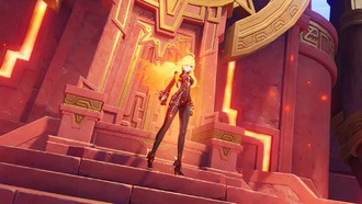 Огненные способности Мавуики в Genshin Impact