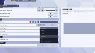 Marvel Rivals: как изменить перекрестие прицела (и лучшие настройки перекрестия)