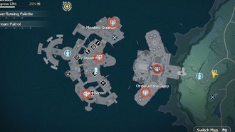 Расположение гробов Ragunna City Sonance в WuWa - Wuthering Waves