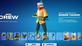 Fortnite: как получить скин Durrr Taisho