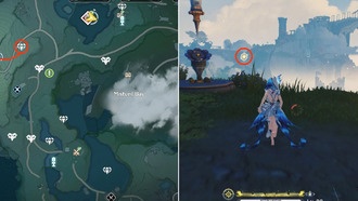 Расположение гробов Whisperwind Haven Sonance в WuWa - Wuthering Waves