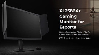 ZOWIE представляет монитор для киберспорта XL2586X+ с частотой обновления 600 Гц