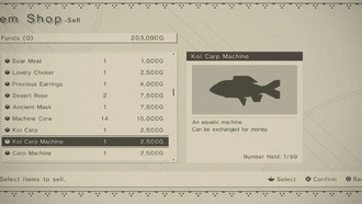 Как ловить рыбу в NieR: Automata