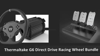 Thermaltake представляет комплект гоночного руля G6 Direct Drive и систему движения GM5 3DOF