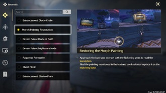 Как решить головоломки по восстановлению морфинг-картины в игре Wuthering Waves