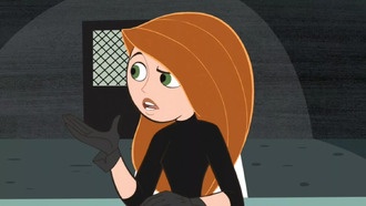 Модель предстала в образе боевой Ким Пять-с-плюсом из одноименного мультсериала