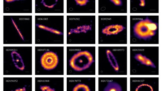 Астрофизики раскрыли структуру 74 экзокометных поясов, вращающихся вокруг близлежащих звезд