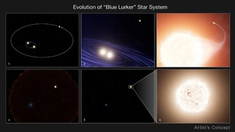 Хаббл выслеживает «голубого наблюдателя» среди звезд