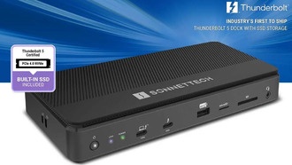 Док-станция Thunderbolt 5 с SSD PCIe 4.0 и 4 портами TB5