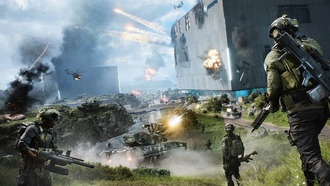 На арте новой части Battlefield обнаружили фрагмент фотографии реального ракетного прилёта