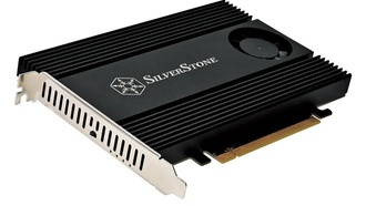 SilverStone представляет карту-адаптер ECM40 с 4 отсеками M.2 NVMe SSD и активным охлаждением