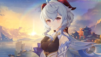 Материалы, комплект и созвездия Genshin Impact Ганью