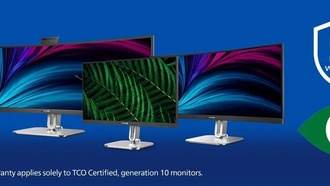 Philips Monitors предложит сертифицированные TCO мониторы 10-го поколения с 5-летней гарантией