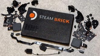 Моддер создает Steam Brick — деку, в которой есть только кнопка и USB