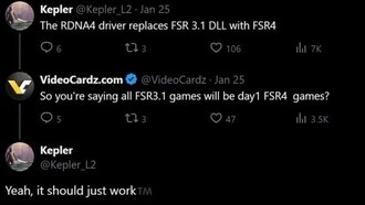 Поддержка FSR 4 появится в первый день для всех текущих игр FSR 3.1, согласно утечке