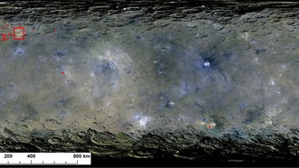 Карликовая планета Церера могла получить органический материал от космических объектов