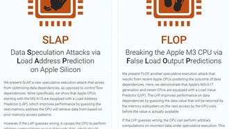 Уязвимости Apple Silicon, выявленные с помощью атак по сторонним каналам FLOP и SLAP
