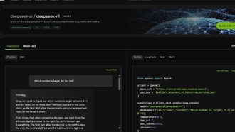 DeepSeek-R1 запущен на NVIDIA NIM