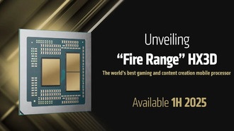 Ноутбуки на базе Ryzen 9000HX и 9000HX3D «Fire Range» поступят в продажу в марте-апреле