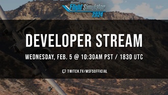 Прямая трансляция разработчиков Microsoft Flight Simulator 2024 состоится завтра, 5 февраля
