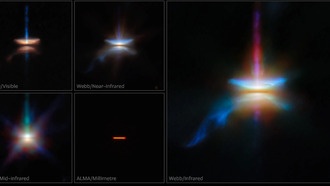 Уэбб исследует пылевой и динамичный протопланетный диск HH 30