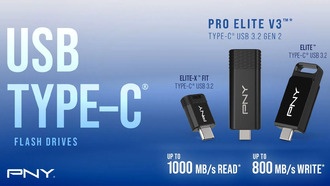 PNY расширяет линейку сверхбыстрых USB-флеш-накопителей PRO Elite V3