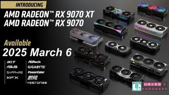 Запуск AMD Radeon RX 9070 XT предположительно запланирован на 6 марта