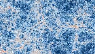 Международная группа получила прямое изображение «космической паутины» в высоком разрешении