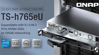 QNAP TS-h765eU: укороченный NAS на 4 отсека