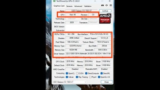 Утечка спецификаций RX 9070 XT указывает на 4096 шейдеров и 16 ГБ видеопамяти