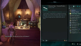 Карта сокровищ - Практическое расположение карманов в Avowed