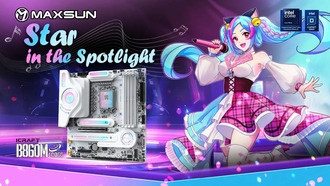 Maxsun запускает серию материнских плат MS-iCraft B860M CROSS «Aiga»