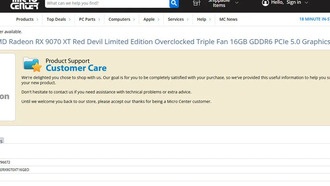 Micro Center перечисляет PowerColor Radeon RX 9070 XT Red Devil LE с интерфейсом «PCIe 5.0»