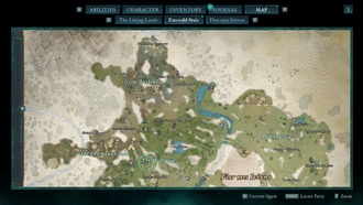 Avowed - Полная карта Изумрудной лестницы и достопримечательностей