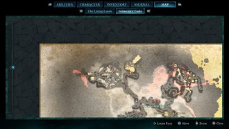 Общепризнанный - Клинок, который жаждет сокровищ Расположение карты