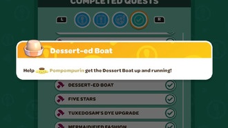 Все рецепты десертов на лодке в Hello Kitty Island Adventure