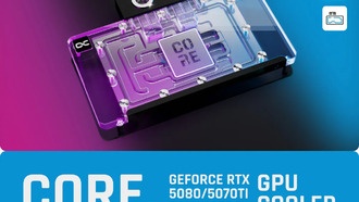 Alphacool: системы водяного охлаждения Core GPU для GeForce RTX 5080/5070Ti