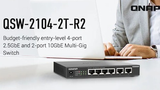 QNAP выпустила коммутатор QSW-2104-2T-R2