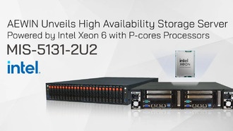 AEWIN представляет высокодоступный сервер хранения данных на базе процессоров Intel Xeon 6