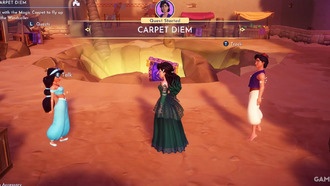 Как разблокировать Жасмин, Алладина и волшебный ковер в DDV