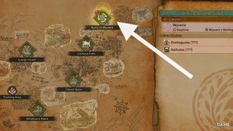 MH Wilds: Расположение кости жесткого стража