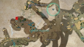 Расположение фрагмента тотема «Топазовый глаз» в Признанном