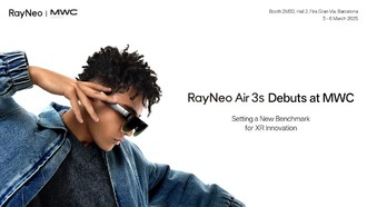 RayNeo представляет очки нового поколения XR RayNeo Air 3s на выставке MWC 2025