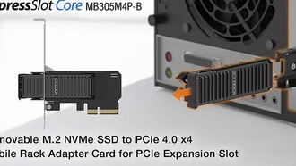 Icy Dock представляет карту-адаптер ExpressSlot Core MB305M4P-B M.2 NVMe SSD для PCIe 4.0