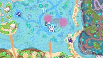 Расположение Опал Флаттерфин в Hello Kitty Island Adventure