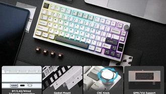 Серия клавиатур YUNZII AL обновлена моделью AL80 QMK/VIA LCD